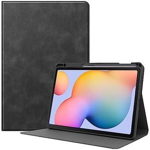 Tabletbescherming Case Compatible with Galaxy Tab S6 Lite 2024 Tablet, Premium PU Leather Business Cover Compatible with Samsung Galaxy Tablet S6 Lite 10.4 Inch 2022/2020 (SM-P620/P610/P613/P619) Prot