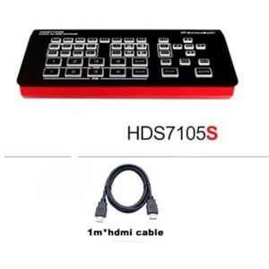 HDS7105 HDS7305 HDS8102 Videoschakelaar MD1010-MD1011 Super Mini-switcher 4 videoswitcher Naadloze Schakeling(7105S)