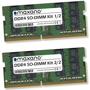 Maxano 32GB Kit (2x16GB) RAM compatibel met HP/HPE EliteDesk 800 G3 Desktop Mini DDR4 2400MHz SO-DIMM werkgeheugen