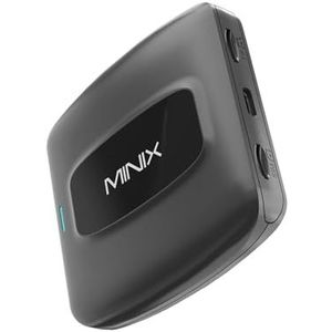 MINIX 3-in-1 CarPlay Android AI Box 8 Core 8G + 128G, Wireless Carplay & Wireless Android Auto, Plug and Play ondersteunt SIM&TF-kaart, alleen bekabelde CarPlay Touchscreen Cars voor YouTube Netflix