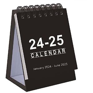 2024 Mini Bureaukalender Voor Kantoormedewerkers En Studenten Voor Schedule Planner Kalenders 2024/Jan 2024 Tot Jun.2025 Bureaukalender Maandelijkse Bureau Kalender Staande Bureau Kalender