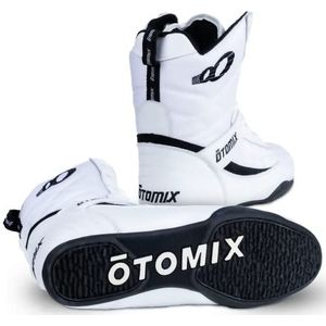 Otomix Professionele Olympische boksschoenen met hoge bovenkant en platte bodem voor heren, voor gewichtheffen, bodybuilding, deadlift, powerlifting, worstelen, gym- en sporttrainingslaarzen