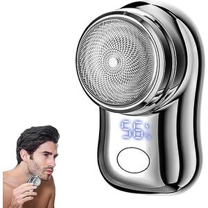 Elektrisch scheerapparaat voor mannen, elektrisch scheerapparaat, elektrisch scheerapparaat met superieure autonomie, waterdichte elektrische trimmer, eenvoudig verjaardagscadeau voor vader, vriend