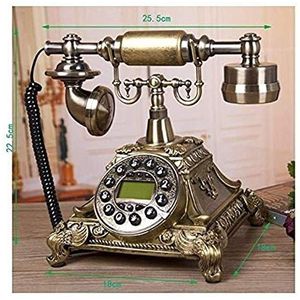 Telefoon Thuis Retro Drukknop Identificatie van de beller Vaste lijn LCD-scherm Vaste telefoon voor Thuis Keuken Hotel Kantoor