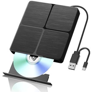 Externe Blu-ray-drive USB 3.0 CD DVD-speler for laptop-pc Draagbare BD-combo Blu-ray-schijflezer for Windows Mac OS