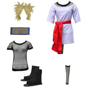 MANMICOS Amerikaanse maat Anime Temari cosplay kostuum Womens Halloween rok pak (2X-Small)