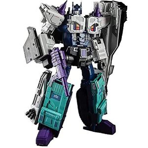 Transformbots Toys: Reprint, MB-08, Overlord Double Demons, Tank and Fighter mobiele speelgoedactiepoppen, Kong Toy Robots, speelgoed for kinderen van jaar en ouder.Het speelgoed is 30 cm lang.