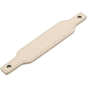 QAUUCP Kledingkast Ladedeur Lederen Handvat Meubelkast Deurgrepen Keuken Garderobe Kast Knoppen Lederen Lade Trekt (388-beige-128mm-Pimp)