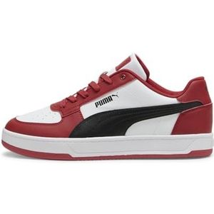 PUMA Heren Caven 2.0 Sneaker, Club Rood Wit Zwart, 13 UK, Club Red PUMA Wit PUMA Zwart, 48.5 EU