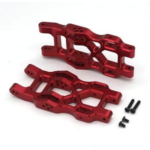 For VKAR BISON 1/10 RC Afstandsbediening Auto Metalen Upgrade Onderdelen for en Achter Swing Arm Steering Cup C Seat achterwiel Seat(Red ET1001)