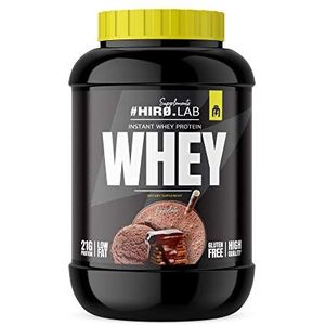 #HIRO.LAB Instant Whey Protein 2000g - Whey Protein Concentrate Powder - Shake voor spiermassa - Glutenvrij - Vetarm (Chocola)