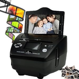 Hoge resolutie dia-negatiefscanner, digitale filmdiascanner met 2,4 inch LCD-scherm en 8,1 megapixelsensor, ingebouwd 128 Mb geheugen for 3 * 5/4 * 6/5 * 7 foto's