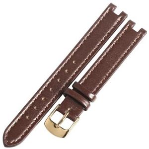 LUGEMA Horlogebanden Compatibel Met Tissot PINKY T084.210 Horlogeband Van Kalfsleer Rundleer Lederen Band (Color : 12, Size : 12mm)