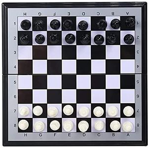 Schaak Schaakbord Schaakspel Schaakbordspel 7,8"" Magnetisch Schaken, Opvouwbare Reisschaakset Draagbaar ABS-schaakbord Schaken Schaakset