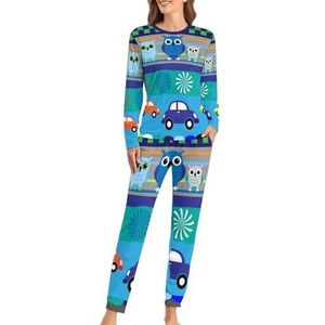 Gestreept Patroon Voor Kleine Jongen Grappige Pyjama Set Voor Vrouwen Met Lange Broek Zachte Loungewear Pj Set Nachtkleding