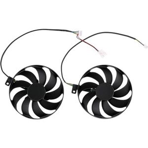 90MM PLD09210S12H koelventilator voor ASUS DUAL RTX 2080 2070 2060 SUPER EVO grafische kaartkoeler T129215SU FDC10H12S9-C(Black 2-Fan)