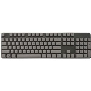Toetsenbord voor mechanisch toetsenbord compatibel voor kersen/kailh/gateron verlichting pudding PBT toetsdoppen achtergrondverlichting LED-verlichting universele toetsdoppen (totaal 104 toetsdoppen) (grijs)