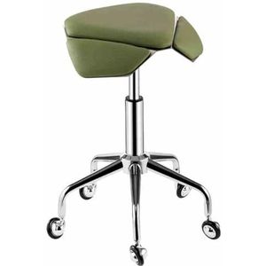 Kruk Met Wielen, Verstelbare Zadelsalonkruk Met Gaslift, Stoel For Manicure, Tatoeage, Spa, Schoonheidstherapie, Bar(C)