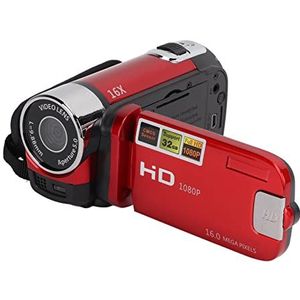 Digitale Video Camcorder, Digitale Camcorders 16MP Handheld 16X Zoom 2.7inch Kleurenscherm voor Geschenken(rood)