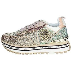 Scarpe sneaker Liu-Jo Maxi Wonder 24 glitter light gold donna DS23LJ02 BA3021EX135 37