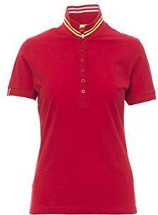 Payper - Nautic - Damespolo - Slim Fit - Korte Mouwen - Fluorescerende Strepen