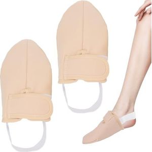 2Pcs Castor Oil Pack Voor Voeten, Castor Oil Pack Wrap Kit Organisch Katoen Herbruikbaar, Organische Castor Olie Wrap Voor Tenen, Verlicht Voetspieren Pijn (Olie Niet Inbegrepen)