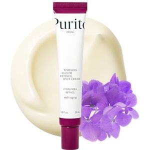 PURITO SEOUL Timeless Bloom Retinol Spot Cream, Korean Jeju Hydrangea, voor gevoelige huid, retinol crème, rimpelvermindering, anti-aging gezichtscrème, K-beauty, 30 ml