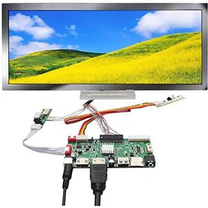 VSDISPLAY 12,3 Pouces HSD123KPW2-D10 1920x720 IPS Strip LCD écran and SD Card USB Controller Board, Multimédia Support MP4