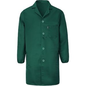 Yukirtiq Mens Warehouse Werkjas Overall Fabriek Stofjas Garage Werk Jas Mechanische Werkkleding Verf Over Jas, Groen, M