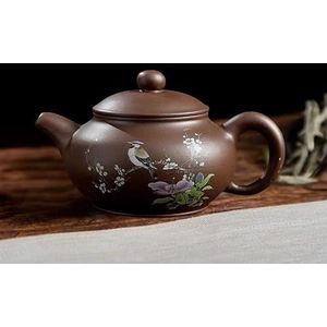 Traditionele paarse klei theepot vervaardigde klassieke theepot met bal-infuser decoratie bulk thee Chinese antieke theepot (Size : 170ml Spring)