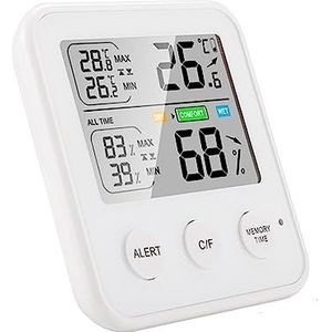 Thermometer Hygrometer Lcd-scherm Digitale Temperatuur Vochtigheid Hoge Precisie Slimme Sensor Nauwkeurige Monitor(NO app use A)
