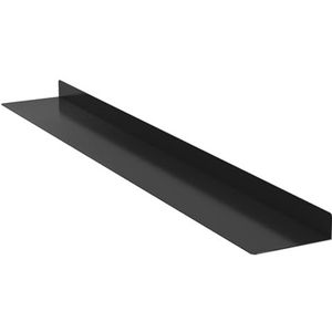 Floating Wall Shelves, Wall-mounted Lighting Fixtures Black Rectangular Indoor Display Shelf Wall Lamps Can Light Up Your Room Very Convenient And Beautiful (Color : Noir, Size : 150x20x6cm)