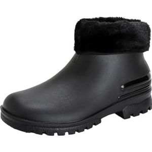 AMENGJ Regenlaarzen Voor Mannen Regenlaarzen Outdoor Mannen En Vrouwen Vissen Camping Rubber Schoenen, Donkergrijs, 38 EU