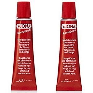 Ajona Stomaticum Tandpasta 25 ml (Pack van 2) door Ajona