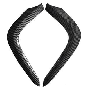 Airconditioning Uitlaat 1 paar auto dashboard A/C luchtroosters sierlijsten voor Toyota voor Corolla ABS koolstofvezel consoles uitlaten onderste sierlijsten Wind Outlet Panel