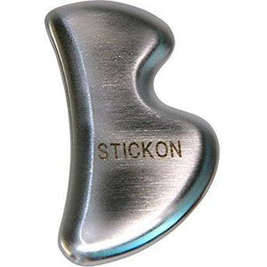 Stickon Gua Sha massage-gereedschap van roestvrij staal, IASTM-gereedschap, geweldig hulpmiddel voor het mobiliseren van zachte stof (B-vorm)