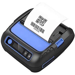 Etiketprinters 58 / 80mm Draagbare Bluetooth Thermal Printer Mini Label Ontvangstprinter for Mobiele Telefoon Windows ADHSIVE Sticker Papier (Color : Max. 58mm)