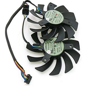 2 stuks/partij T128010BH T128010SH DC 12V 0,25A 75mm VGA Fan Compatibel Voor ASUS GeForce GTX 1060 GTX1060-03G-SI Grafische Card Koelventilator 5Pin