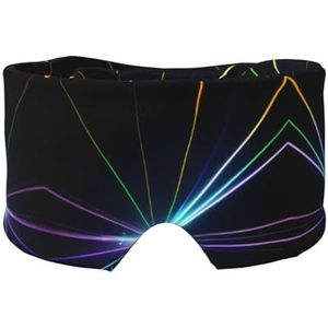 Laser Light Print Slaap Oog Oor Masker Zachte en Comfortabele Oogblinder Blinddoek Schaduw voor Mannen Vrouwen