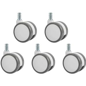 5 stuks/set, 2,5 inch stoelwiel, veiligheidswiel of schroef, universeel accessoire voor riemschijf met rem (universele circlip)