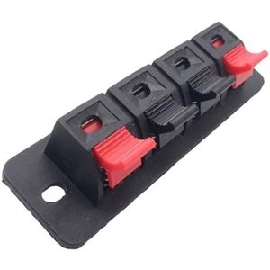 JAMNGHB Verdikte Auditieve Lente Terminals Breadboard Clips 4Pin LED Lamp Testen Luidspreker Connectoren Voor Snelle Bedrading Terminal Clip