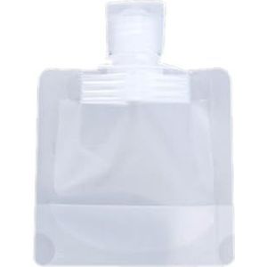 FUXIU Reisflessen voor toiletartikelen, transparant zakje met uitloop voor reizen, 30ml/50ml/100ml, lekvrije navulbare tas, reisbenodigdheden