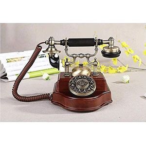 Telefoon antieke stijl vaste lijn vintage telefoon retro telefoon, vaste dital retro telefoon klassieke Europese retro grond telefoon met hangende koptelefoon, geschikt voor thuis hotel kantoor decor