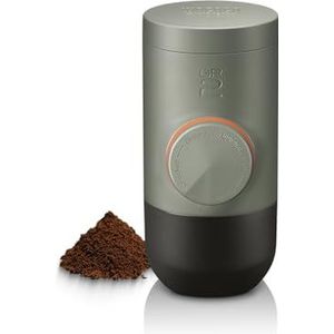 WACACO Minipresso GR2, Koffiemachine voor Outdoor Compatible Gemalen Koffie, Draagbaar Koffiemachine 18 Bar Handbediend, Koffiemachine Onderweg, Ultra-Klein Voor Reizen Kamperen Auto Vissen