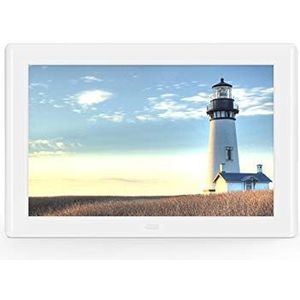 Wudimaoyiyouxian 10.1"" digitale fotolijst reclamemachine, resolutie 1024x600, ondersteuning geheugenkaart (kleur: wit, grootte: 271x175x22mm)