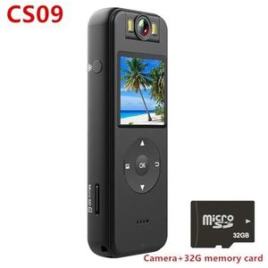 Draagbare DV-camera 4K High-Definition Camera, Sportcamera, Hotspot Helmcamera, Outdoor Mini DV Motorrijden Wetshandhaving Recorder(Camera 32G card)