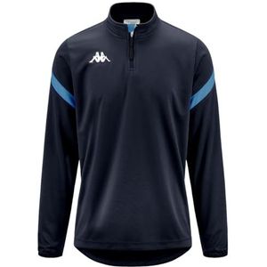 Kappa - Dolvole sweatshirt voor heren, Marineblauw, hemelsblauw, XXL