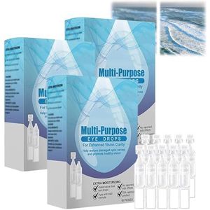 OptiviPro Multifunctionele Oogdruppels, OptiviPro Multifunctionele Oogdruppels - Sharpoptix Oogdruppels, Multifunctionele Oogdruppels Voor Vrouwen Mannen (3 St)