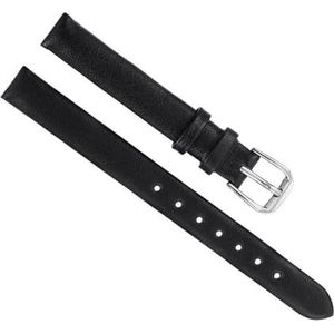 dayeer Vrouw Lederen Horlogeband Voor Calvin Klein CK K3E236 K2B231 K3N231 Horlogeband Horlogeband Armband Vervanging Accessoires (Color : Black, Size : 14mm)