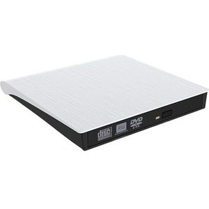 USB 3.0 Slim Extern Optisch Station DVD Combo DVD ROM-speler DVD-RW-brander/schrijver Plug En Play Gebruiksvriendelijk(Silver)